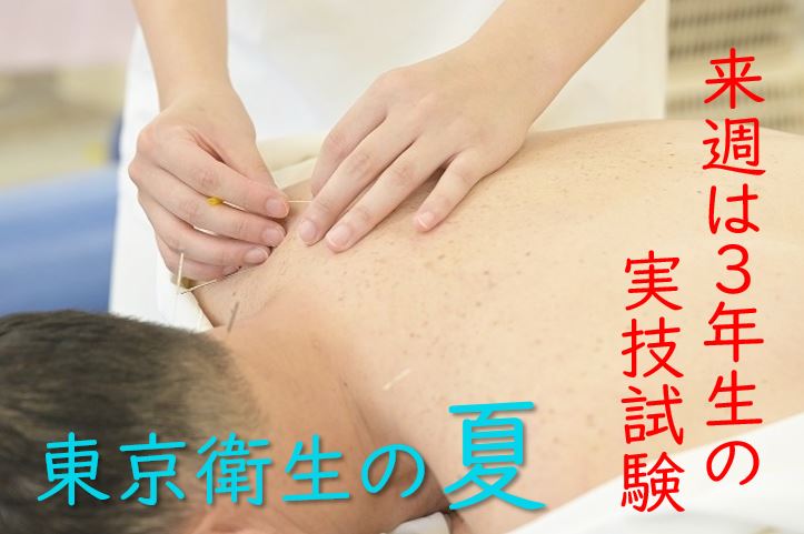 【東洋ブログ 大希のつぶやき】３年生の鍼灸実技試験OSCE