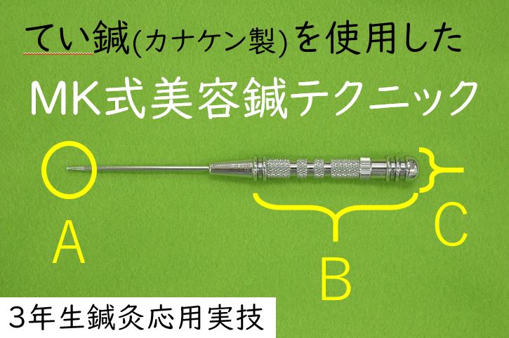 【東洋ブログ 大希のつぶやき】MK式美容鍼 鍉鍼（ていしん）