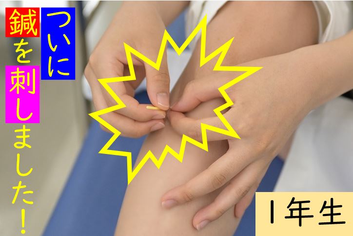 【東洋ブログ 大希のつぶやき】初めて自分の足に鍼を刺しました！