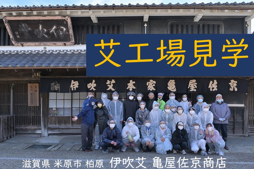 【東洋ブログ 大希のつぶやき】艾工場見学 亀屋佐京商店