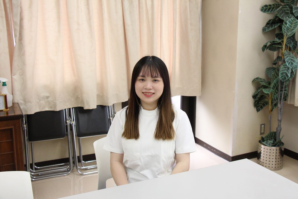 日本語の授業にもすぐ慣れ、先生や友達に支えられながら理学療法士をめざして成長しています
